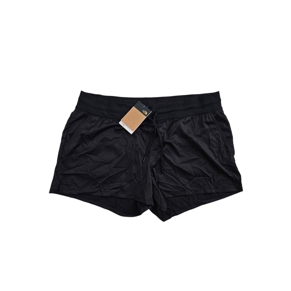 The North Face (Womens 2XL) Aphrodite‎ Motion Shorts Black Drawstring Athletic